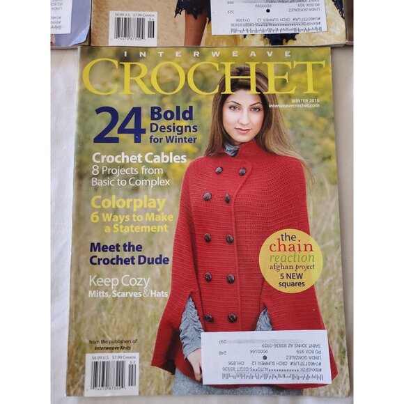 Interweave Crochet Magazine Lot Of 4 - 2010 Spring Summer Fall Winter Issues - Picture 5 of 11